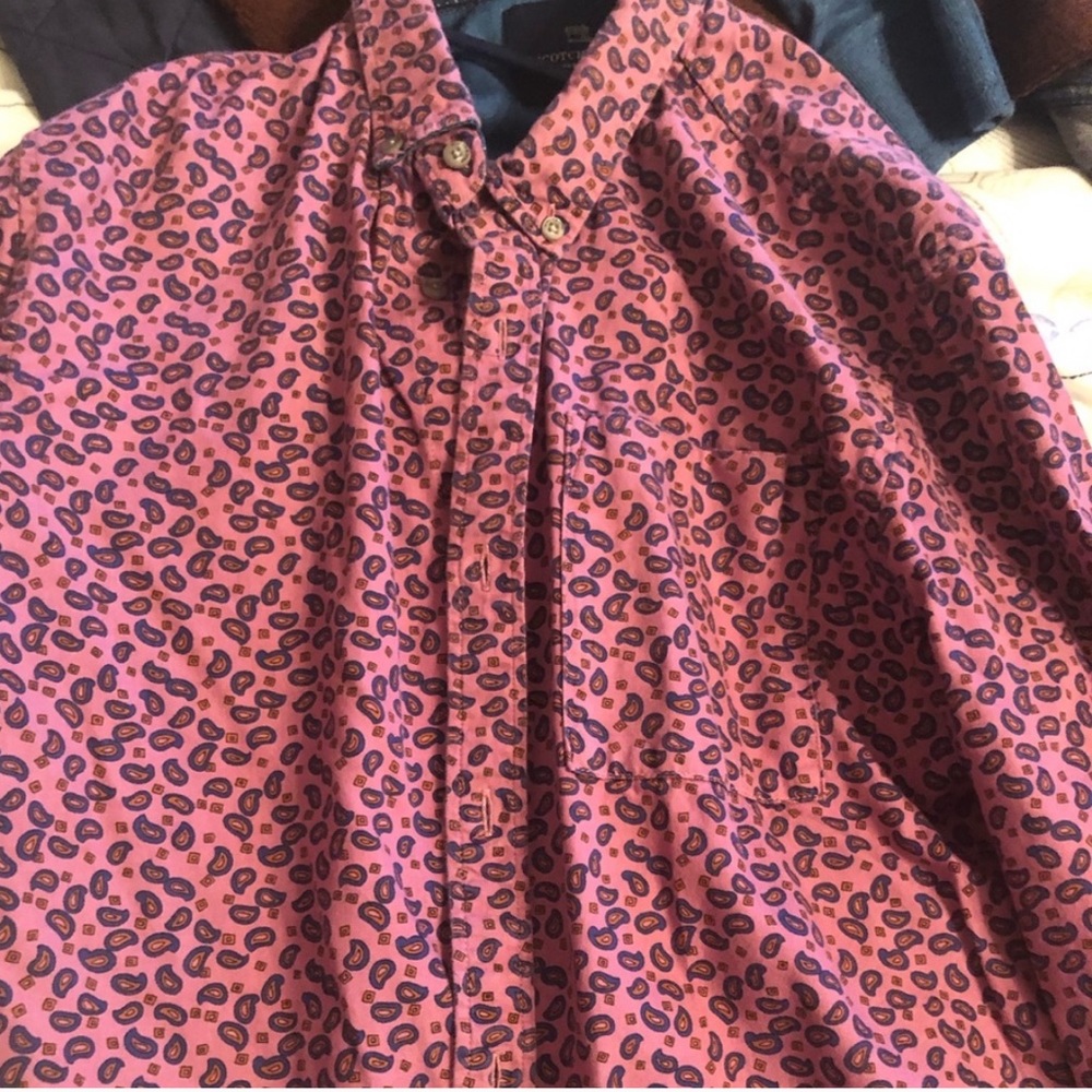 Scotch and soda button up dress shirt